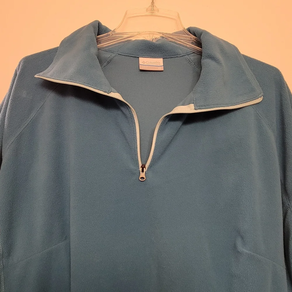 Columbia Blue Half-Zip Pullover - Picture 3 of 4